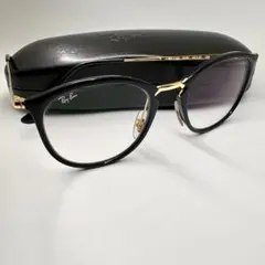 ケース Ray Ban RB7140 クリア レンズ クラシック ゴールド 黒