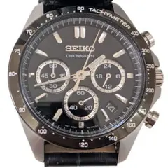 SEIKO セイコー SBTR021 クロノグラフ 腕時計 ブラック