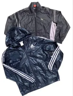 adidas × Puma ウィンブレ2つセット