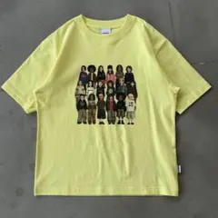WISH FOR EVER ピクセルデザインT イエロー M