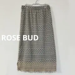 ✧︎最終値下げ✧︎ ROSE BUD シンプルレーススカート 美品