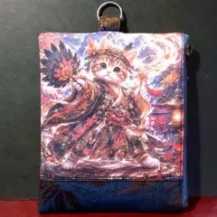 3778 ミニパネル生地 フラットポーチのサムネイル