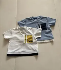 【コムサイズム 】Tシャツ2枚セット 80