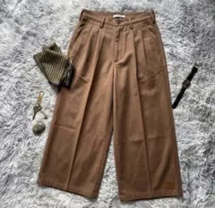 SOMETHING EDWIN タックパンツ茶S usedのサムネイル