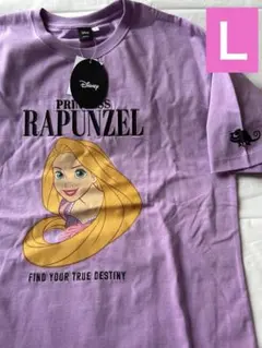 【新品】レア⭐️ディズニー　ラプンツェル　プリンセス　メンズ　半袖　Tシャツ　L
