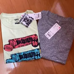 新品 UNIQLO 140 半袖Tシャツ2枚セット ユニクロ