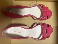 ほぼ未使用】ジェリービーンズ ウェッジソール サンダル ピンク 23cm 日本製のサムネイル