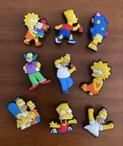 ザ・シンプソンズ クロックス ジビッツ 9個セット ②-B