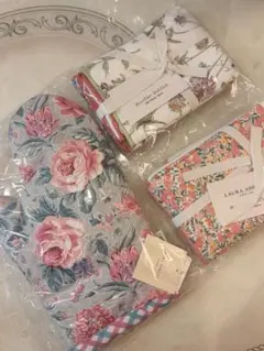 【新品未使用】LAURA ASHLEY ミトン ディッシュクロス 2枚組×2のサムネイル