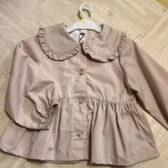 子供服　アウター　Cottoli フリル襟 ジャケット ピンク 120cmのサムネイル