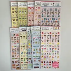 10枚セット キャンドゥ chocotto seal series シール