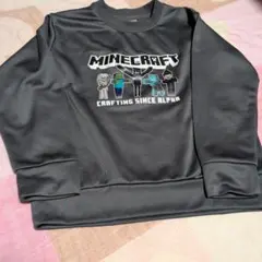 Minecraft グレー トレーナー140cm