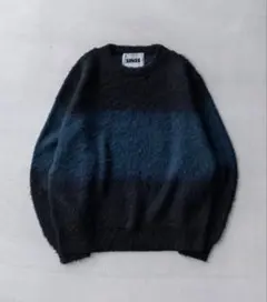 SINSS ウールブレンドグラデーションジップニット Blue M - メルカリ