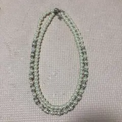 パール　2連　ネックレス