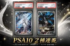 PSA10 Nのゼクロム Nのレシラム AR 2枚セット連番 - メルカリ