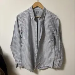 無印良品 長袖シャツ ストライプ Lのサムネイル