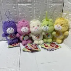ケアベア　羊毛フェルト風マスコット2 全5種コンプリートセット