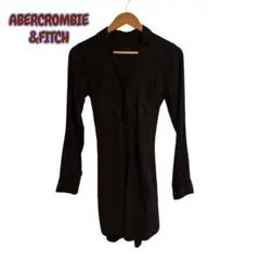 Abercrombie & Fitch ブラック長袖シャツ XS