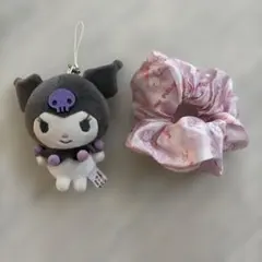 マイメロディ ぬいぐるみとシュシュセット　 クロミちゃん　サンリオ
