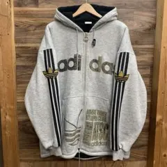 80s adidas ジップアップパーカー デサント製