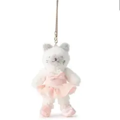完売商品　チャコット【Ball＆Chain】Catチャーム猫　キーホルダー