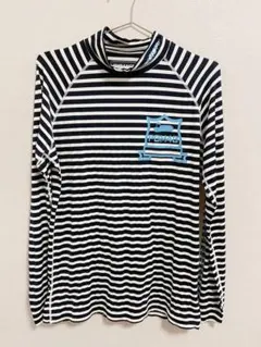 美品　PEARLY GATES インナー モックネックシャツ ボーダー