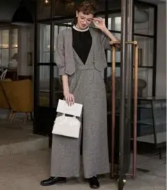 BONLECILL noir セットアップ パール付き 卒業式 入学式 結婚式