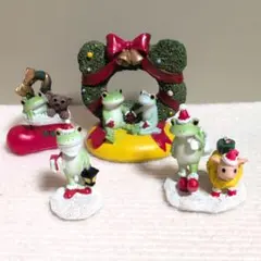 コポー　カエル　クリスマス4種のサムネイル
