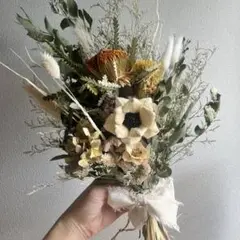♡新作♡ドライフラワー　花束　スワッグ