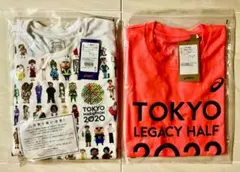 TOKYOマラソン2020、レガシーハーフ2022　ASICSTシャツ、Mサイズ