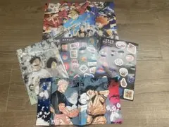 アニメキャラクタークリアファイルセット　ハイキュー　呪術廻戦