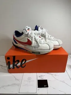 【お値下げ】sacai×Nikeホワイト/レッド/ブルー