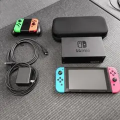 Nintendo Switch 本体 Joy-Con　ケース　フィルム付き