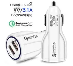 usb充電器 電圧 車