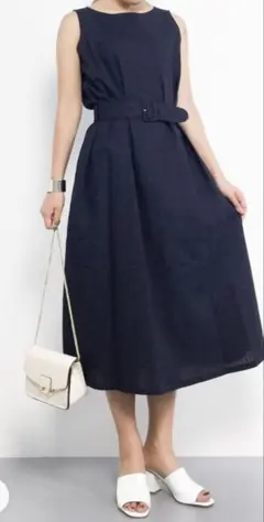 URBAN RESEARCH ネイビー ノースリーブ ワンピース