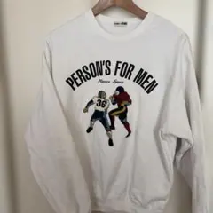 90s PERSON'S FOR MEN スポーツプリント トレーナー