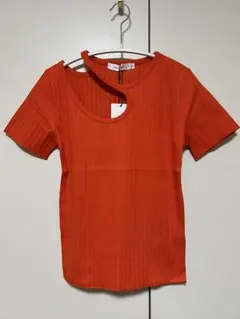 【新品タグ付き】　MOUSSY　リブTシャツ　カットソー　マウジーのサムネイル