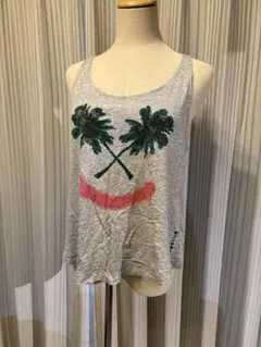 BILLABONG タンクトップ グレー パームツリーのサムネイル