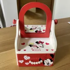ミニーマウス ミラー付き収納ボックス