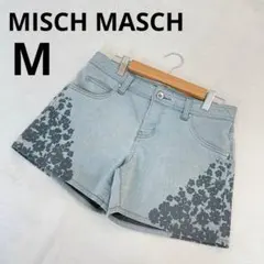★ MISCH MASCH ミッシュマッシュ ショートパンツ 花柄 青 M 2のサムネイル