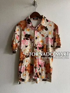 00s TORNADO MART フローラルプリントシャツ y2k平成のサムネイル