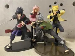 4点セット　NARUTO プライズフィギュア　ナルト　サクラ　カカシ　サスケ