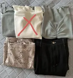 CLETTEまとめ売り LL.3L トップス スカート 4点