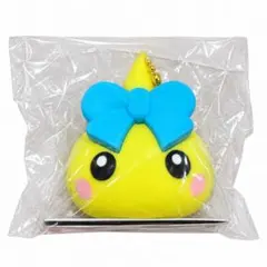 ほっぺちゃん 黄色 リボン ボールチェーン キーホルダー サン宝石