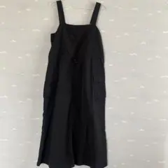 GU 黒のサロペット・オーバーオール