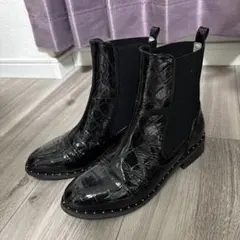 Oriental Traffic 一度履きサイドゴアブーツ 黒