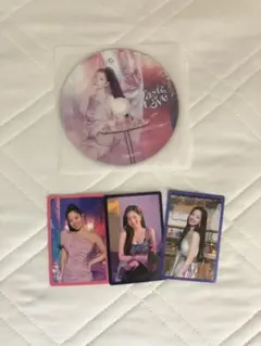 TWICE ダヒョン taste of love トレカ cd レーベル