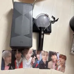 BTS ペンライト ブラック フォトカード付き