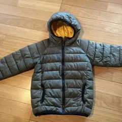 オリーブグリーン 中綿コート フード付き