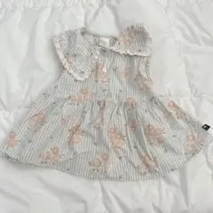 フタフタ　花柄ブラウス90